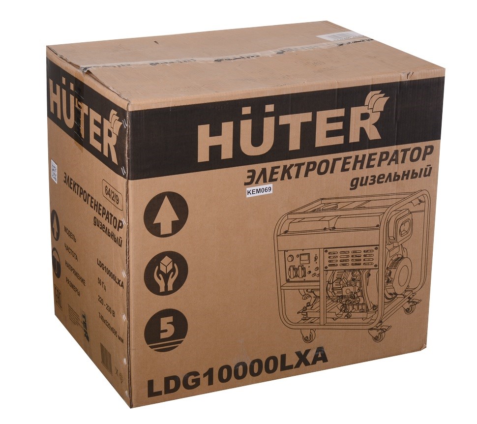 Электрогенератор дизельный LDG 13000LXА Huter