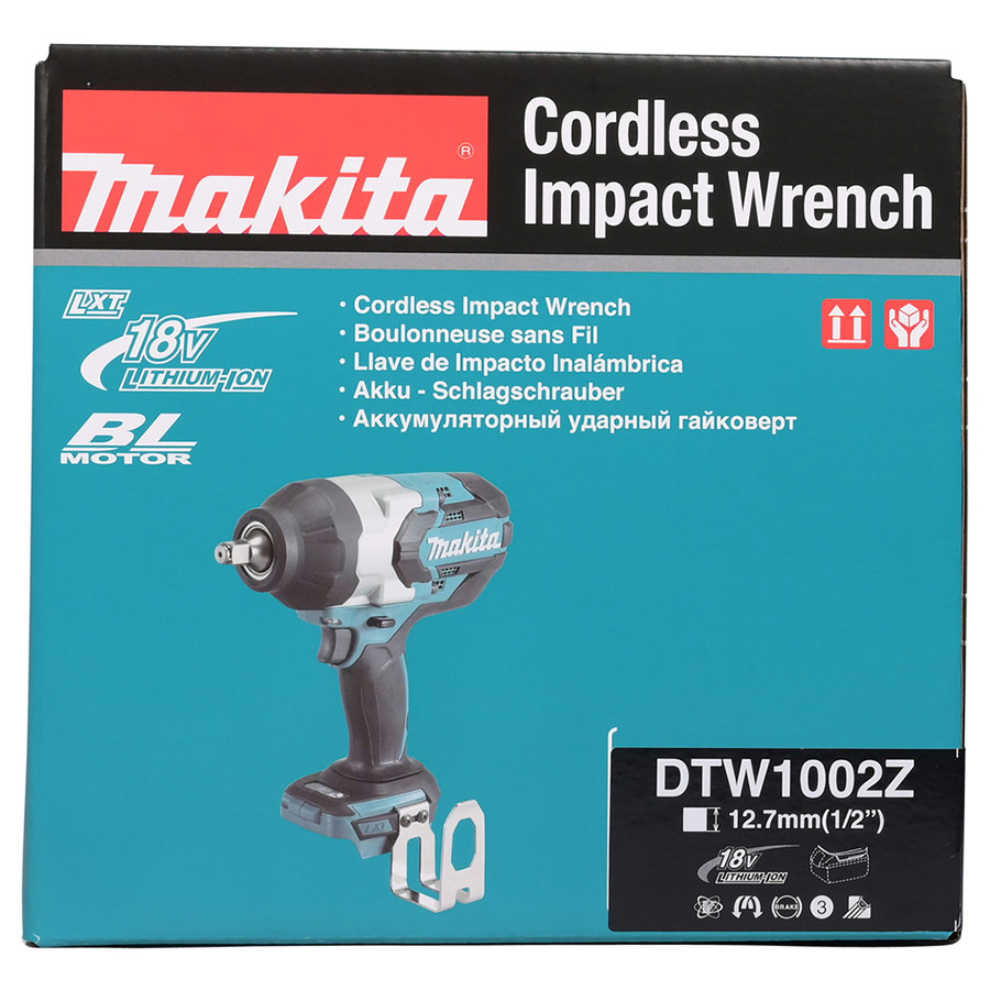 Гайковерт аккумуляторный ударный Makita DTW1002Z (без акк, без з/у)