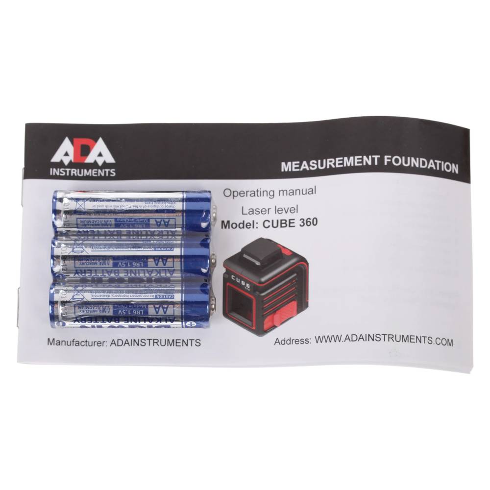 Уровень лазерный ADA Cube 360 Basic Edition