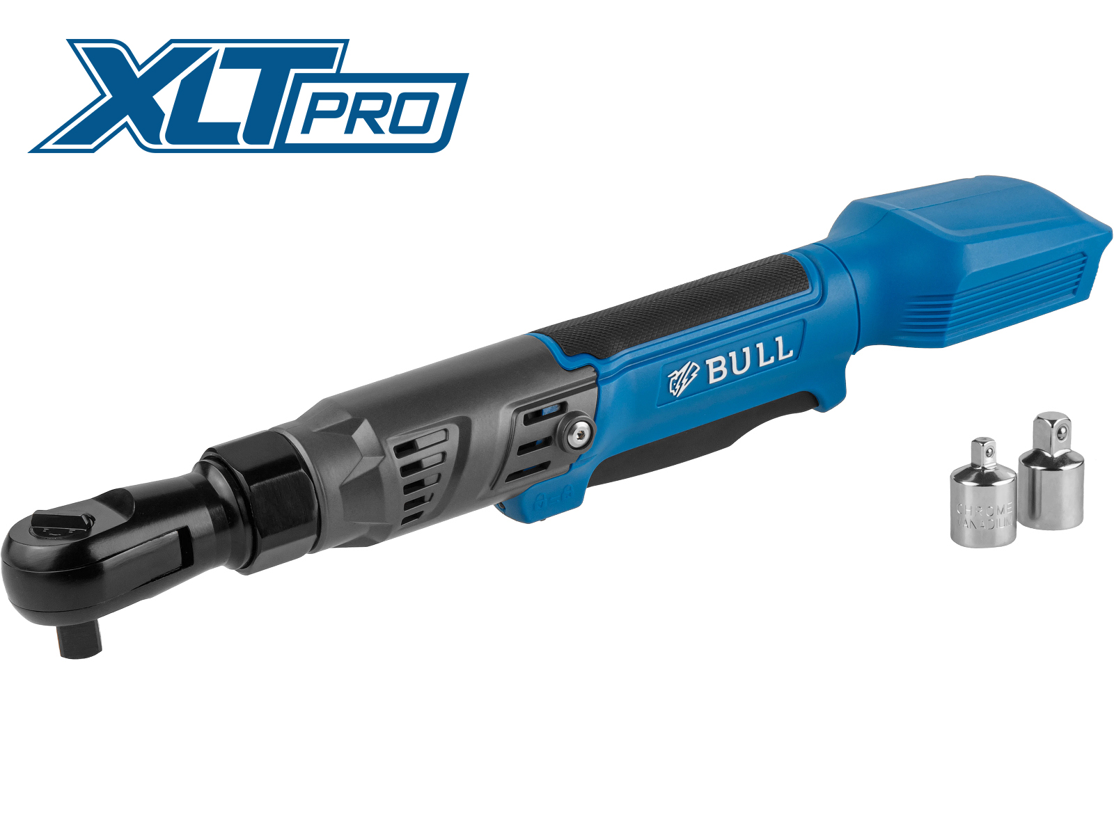 Аккум. угловая трещотка (гайковерт) BULL CRW 9020 в кор. XLTpro 90 Нм, 0-200 об/мин., LED