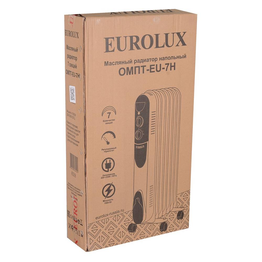 Масляный радиатор ОМПТ-EU-7Н Eurolux