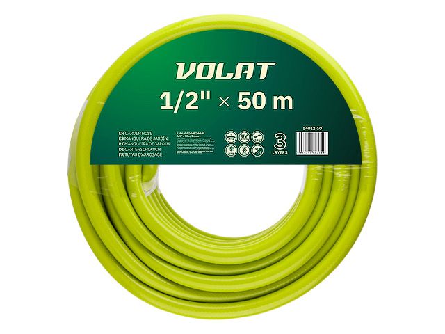 Шланг поливочный 1/2" 50м ВОЛАТ (3 слоя) (54012-50)