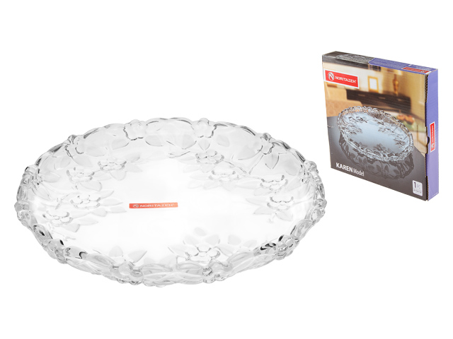 Блюдо стеклянное, круглое, 310 мм, Карен (Karen), NORITAZEH (811011X)