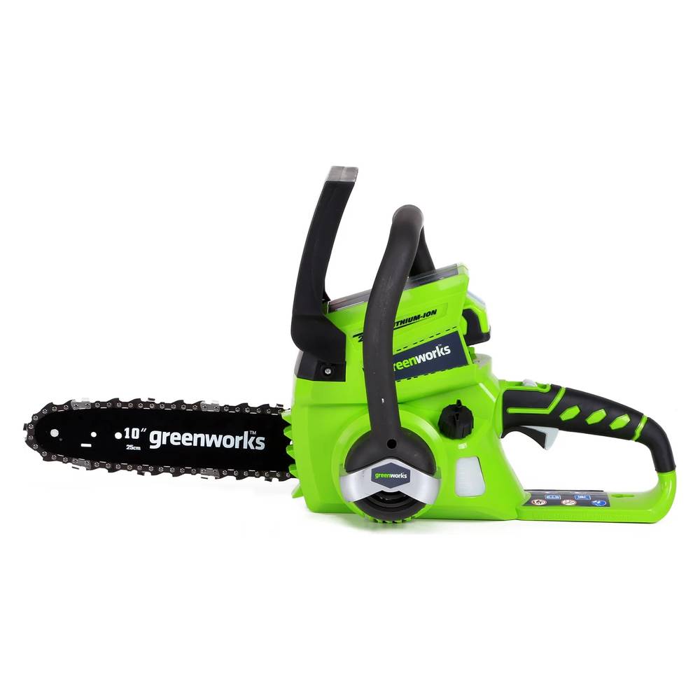 Пила цепная аккумуляторная Greenworks G24CS25 АКБ G-24 (АКБ 2 А.ч; ЗУ)