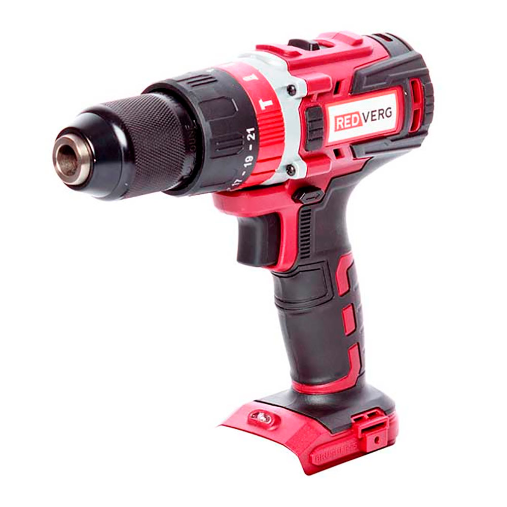 Шуруповерт аккумуляторный ударный бесщеточный REDVERG RD-ISD18VC/BL (без акк, без з/у)