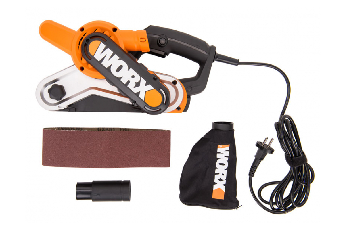Машина шлифовальная ленточная WORX WX661.1, 950Вт