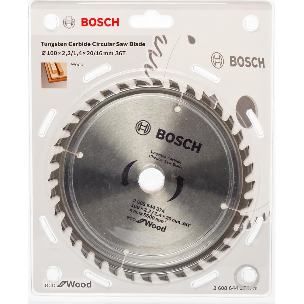 Диск пильный Bosch твердосплавный 160х20х 36 ECO (374)