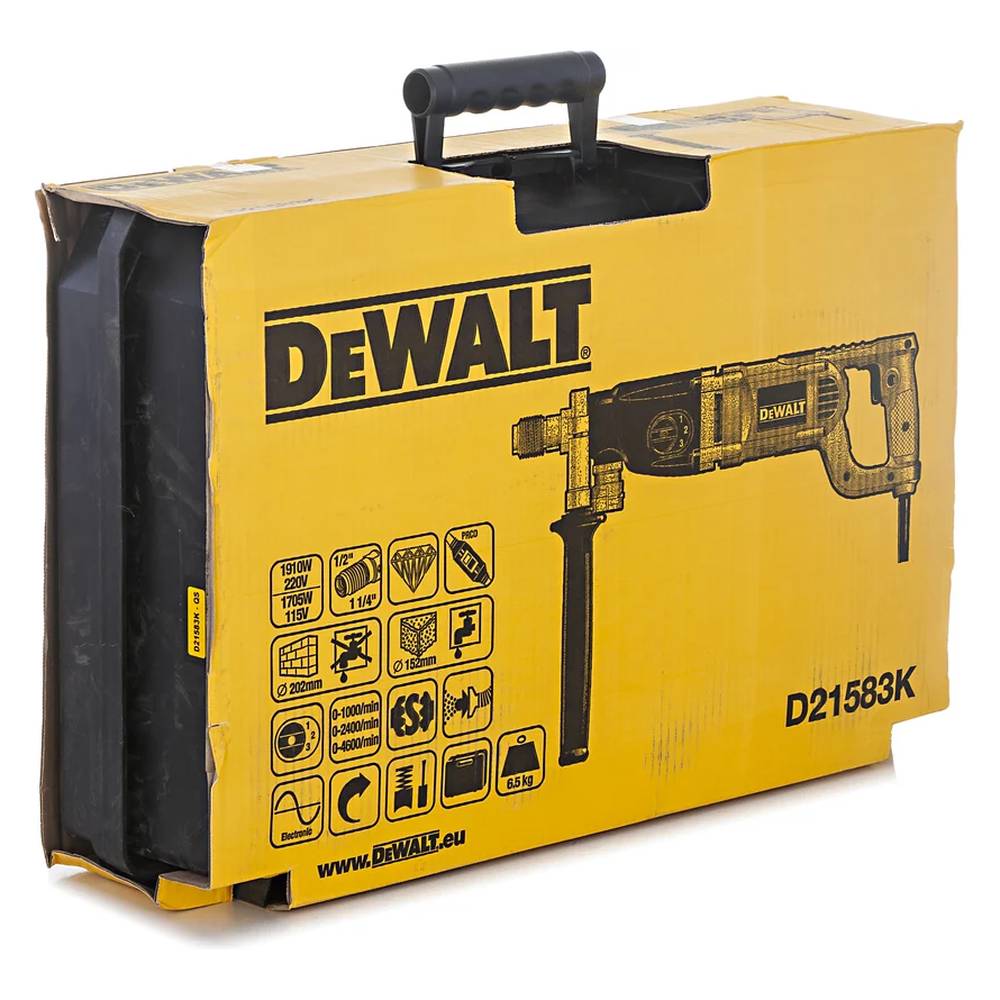 Дрель алмазного сверления DeWalt D21583K