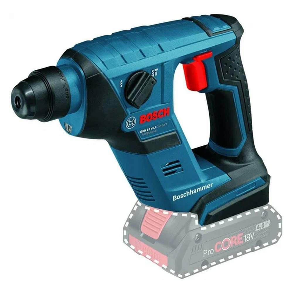 Перфоратор аккумуляторный Bosch GBH 18 V-LI Compact