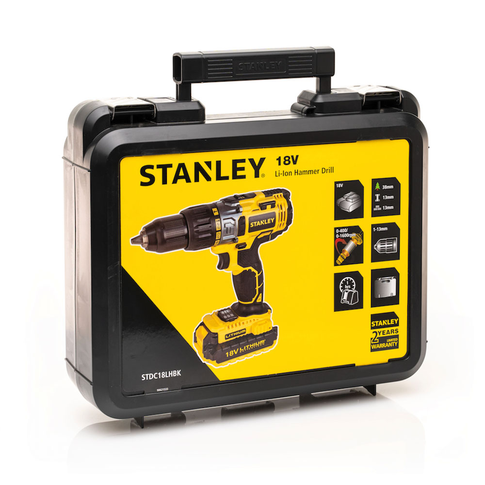Шуруповерт аккумуляторный Stanley STDC18LHBK
