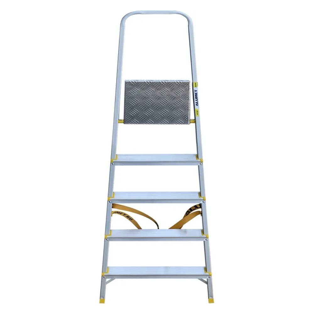 Стремянка Алюмет алюминиевая анодированая 5 ступеней