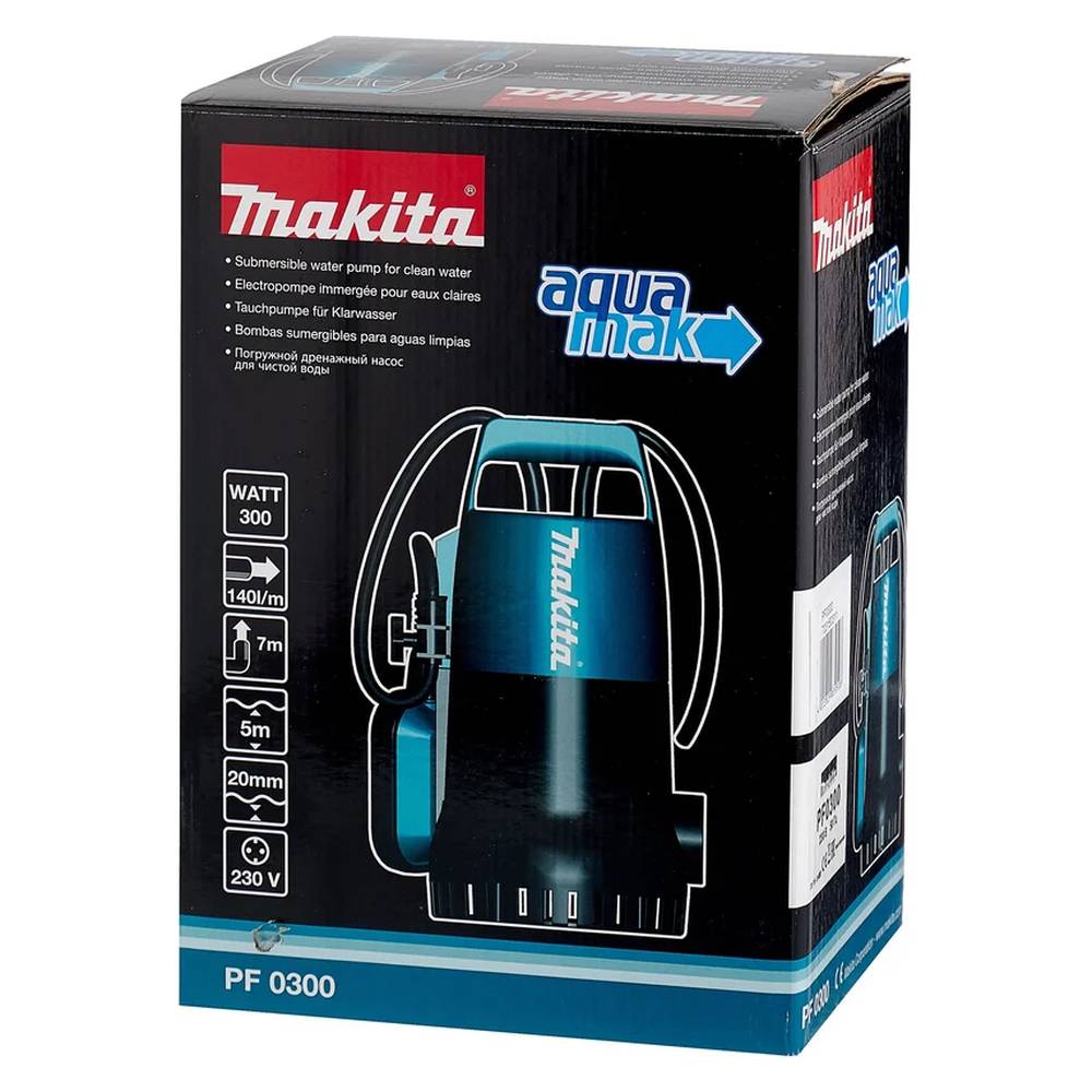 Насос дренажный погружной Makita PF0300
