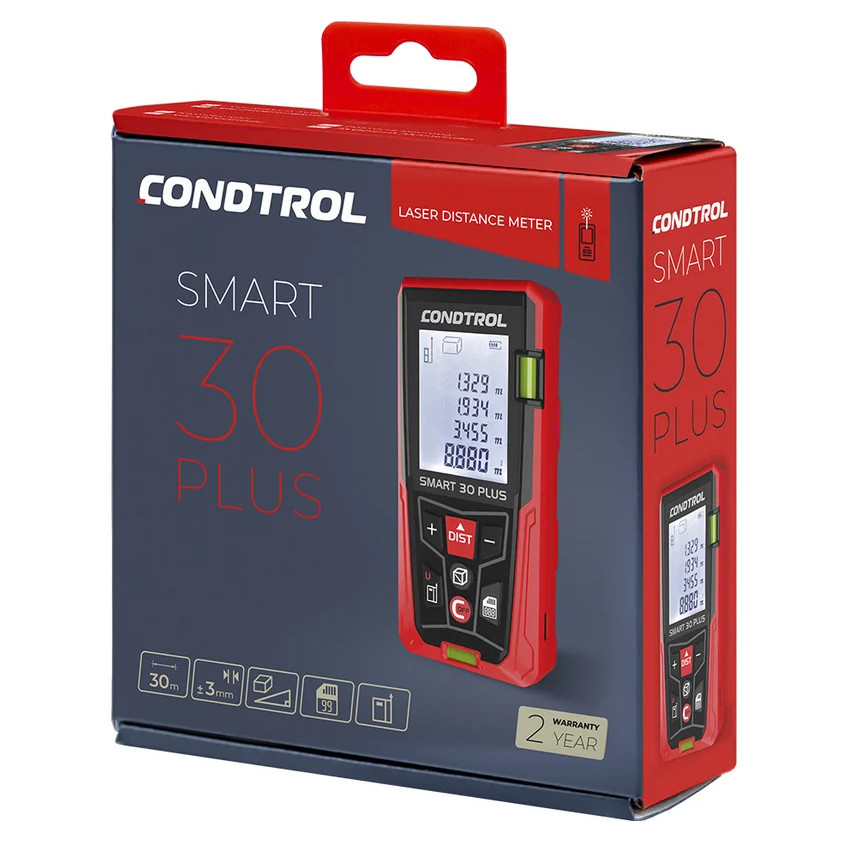 Измеритель длины лазерный  CONDTROL Smart 30 Plus