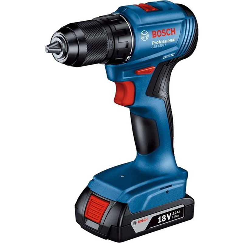 Шуруповерт аккумуляторный Bosch GSR 185-LI(2ач)