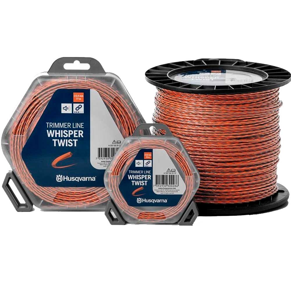 Леска для триммера Husqvarna 3,0мм/48м Whisper Twist (бесшумная)