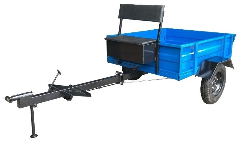 ТПМ1-121 Телега к мотоблоку FORZA 1-мест. 300 кг Ш-1320mm, В-1005mm, Д-2490mm колеса 4*10	