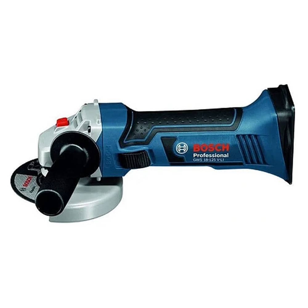 Машина шлифовальная угловая аккумуляторная Bosch GWS 18-125 V-LI (б/акк,б/зу)