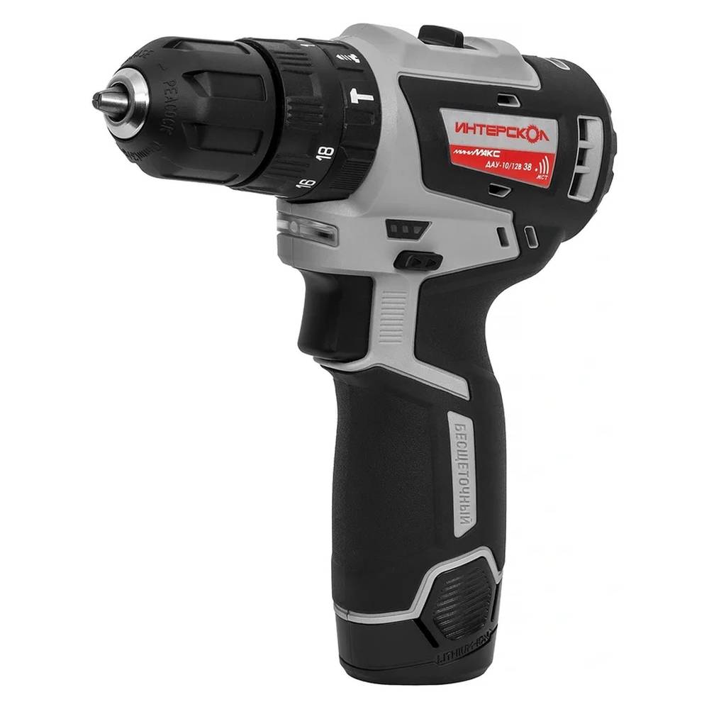 Шуруповерт аккумуляторный ИНТЕРСКОЛ МиниМАКС ДА-10/12В 38