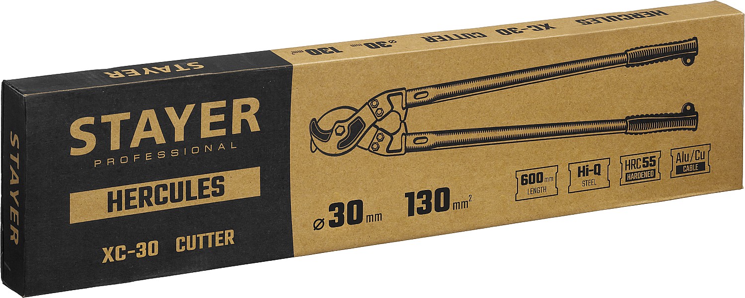 STAYER Hercules XC-30, d 30 мм, 600 мм, кабелерез, Professional (2334-60)