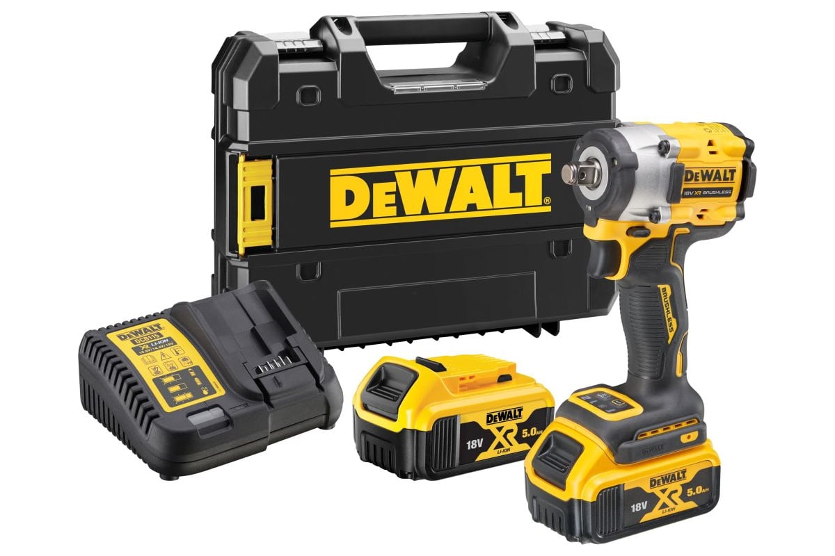 Гайковерт аккумуляторный DeWalt DCF921P2T-QW (2 акк, з/у)