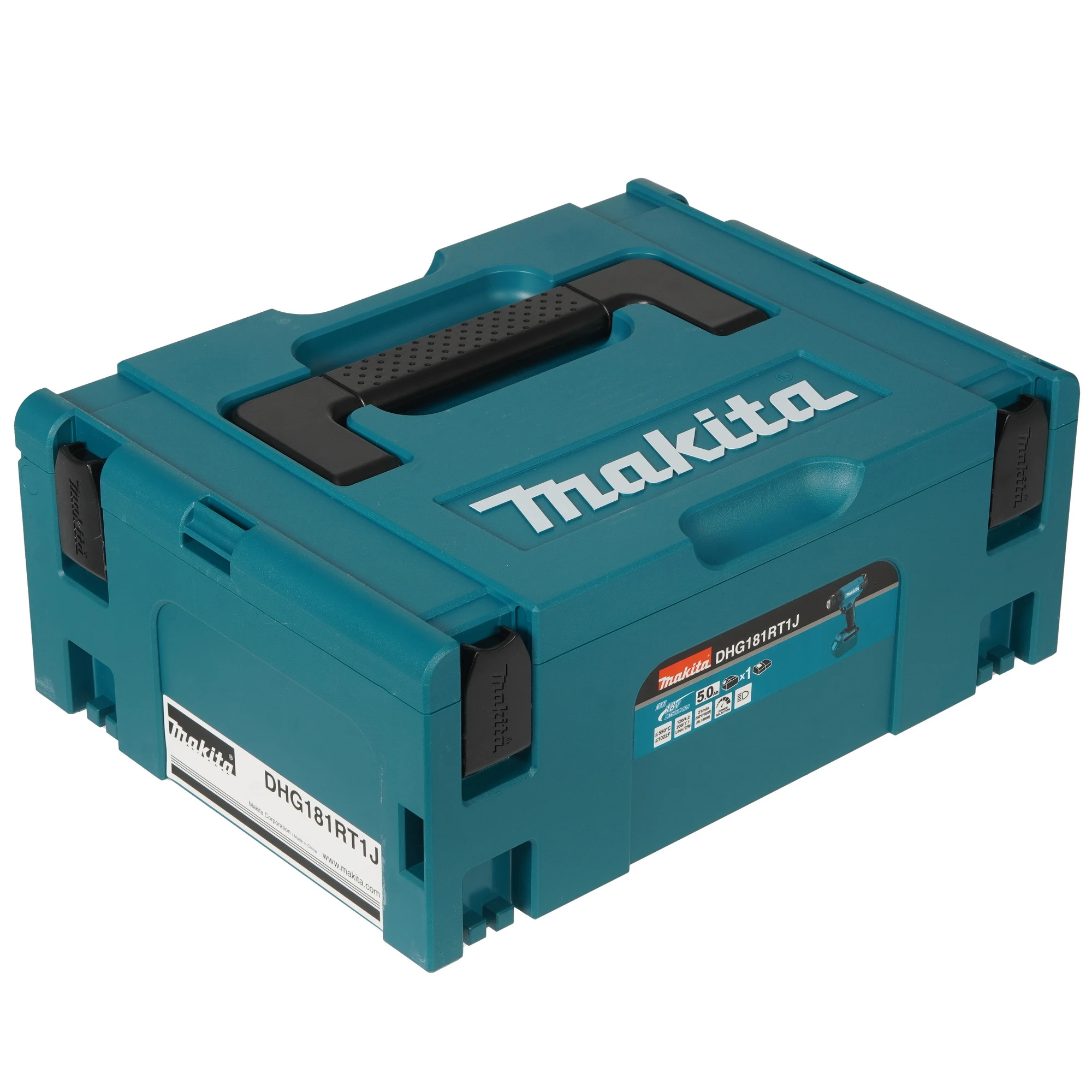 Фен строительный аккумуляторный Makita DHG180RT1J