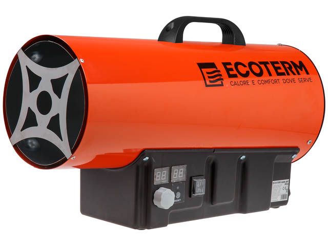 Нагреватель воздуха газ. Ecoterm GHD-30T прям., 30 кВт, термостат, переносной (30кВт, 650 м3/ч) (ET1527-6) (ECOTERM)