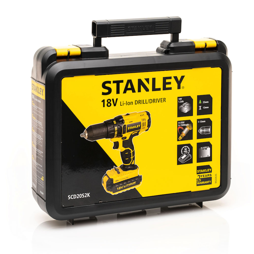 Шуруповерт аккумуляторный Stanley SCD20S2K+Пила сабельная Stanley STSC1820