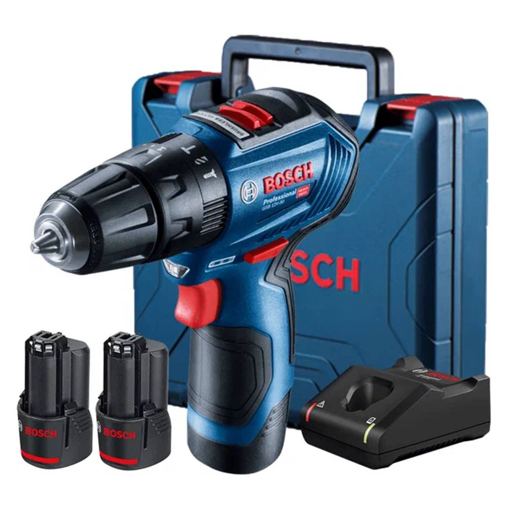 Шуруповерт аккумуляторный ударный Bosch GSB 12V-30