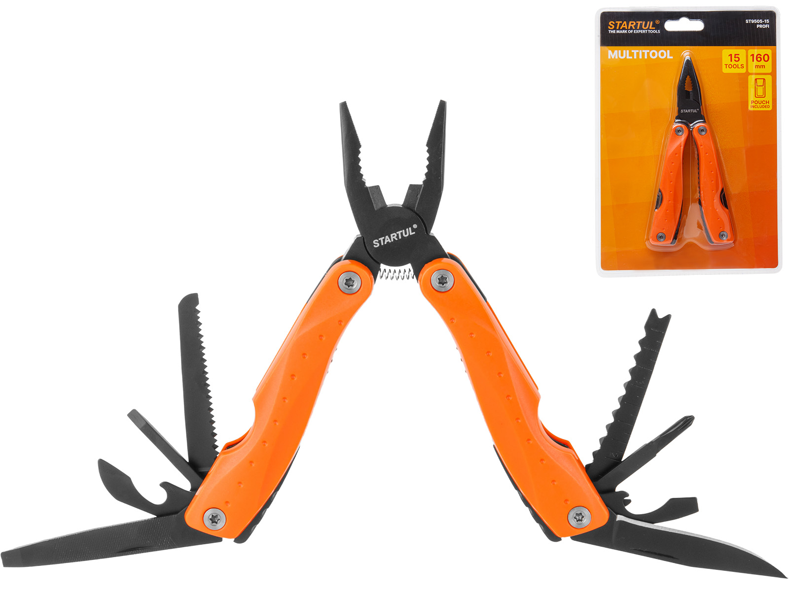 Мультиинструмент 15 функций STARTUL PROFI (ST9505-15)