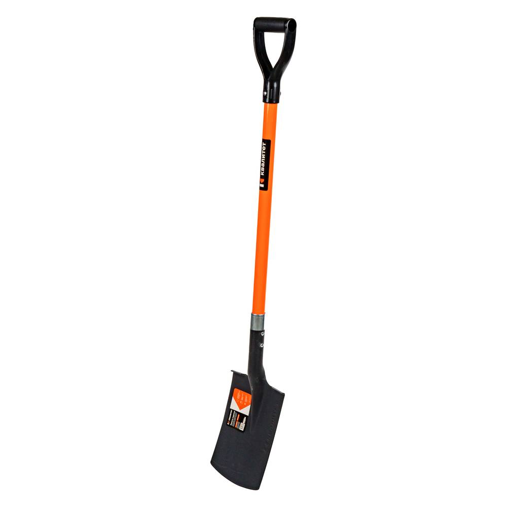 Лопата Квалитет садовая штыковая прямоугольная фиберглассовый черенок ЛС-ШПФ-1150