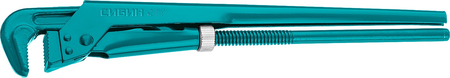 СИБИН №2, 1.5″, 445 мм, трубный ключ с прямыми губками (2730-2)
