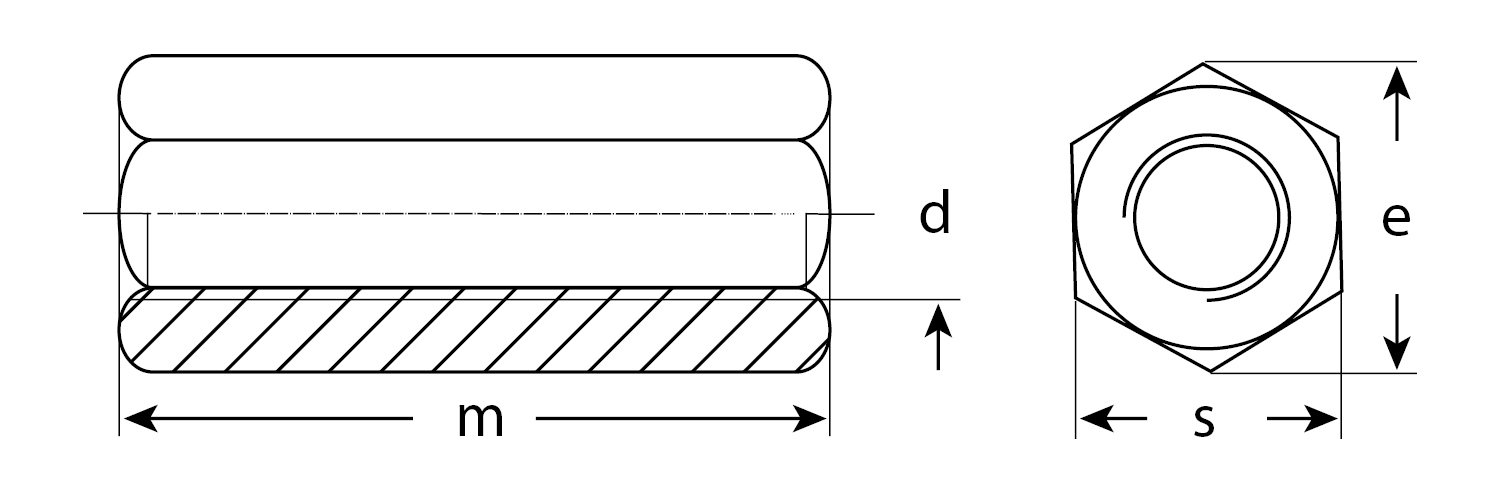 ЗУБР DIN 6334, M12, цинк, 5 кг, переходная гайка (303750-12)