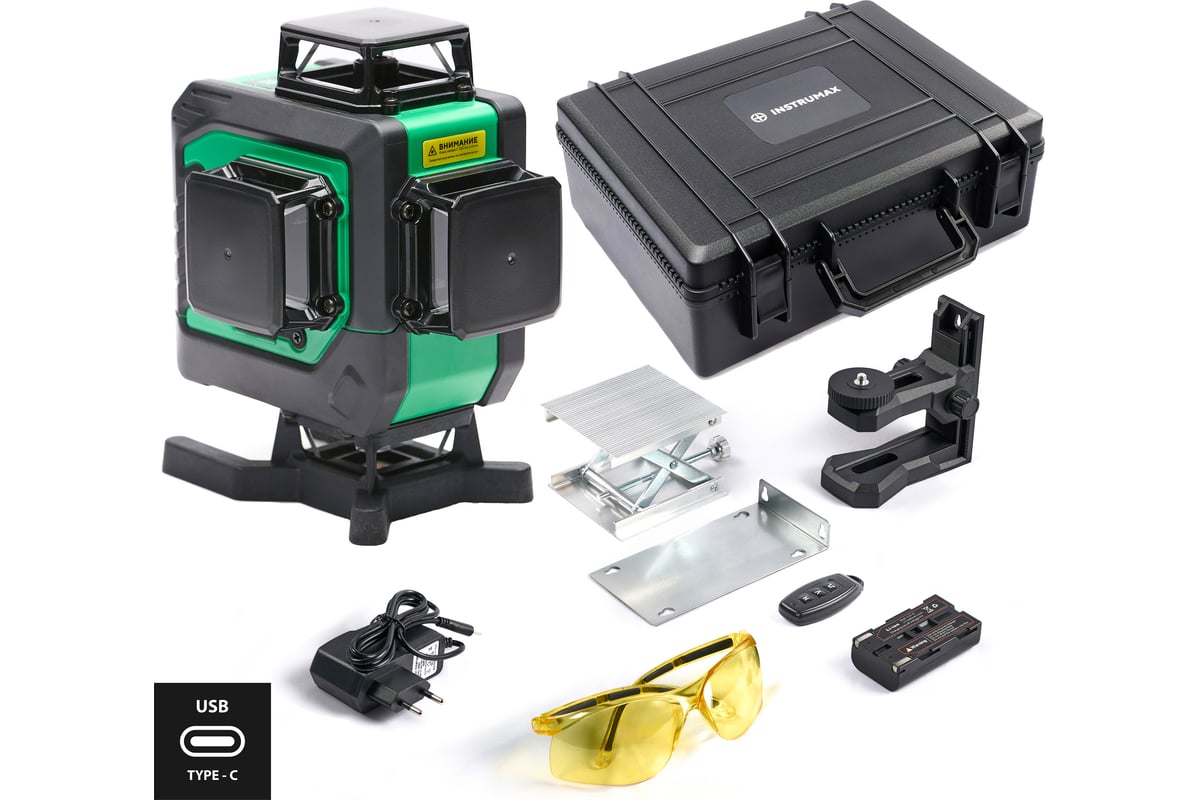 Уровень лазерный INSTRUMAX GL 4-360 Master SET