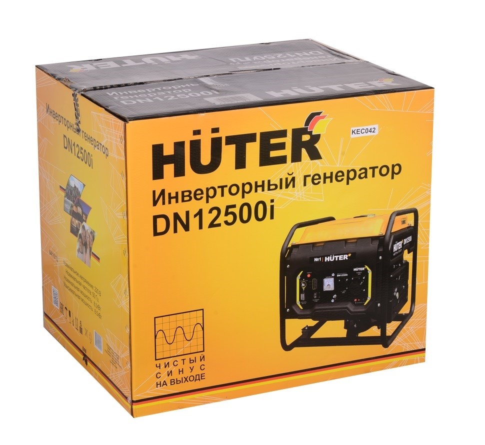 Инверторный генератор Huter DN12500iXA (электростартер)