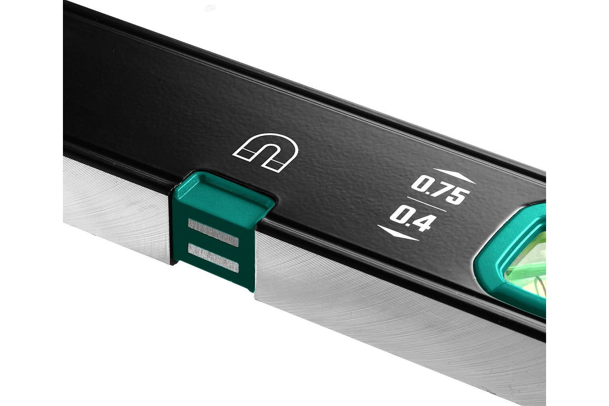 Профиль усиленный с зеркальным глазком, магнитный уровень 600 мм KRAFTOOL