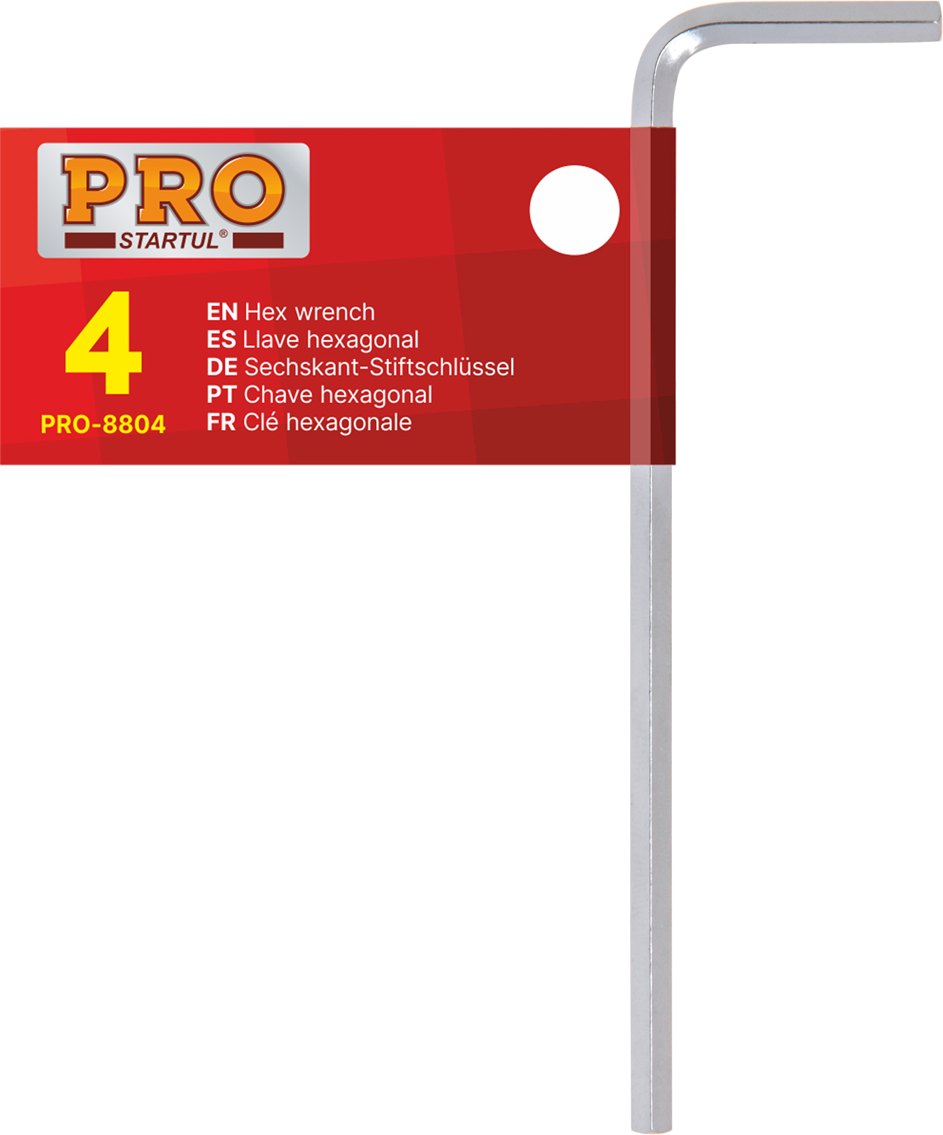 Ключ шестигранный  4х102х28мм PRO STARTUL (PRO-8804)
