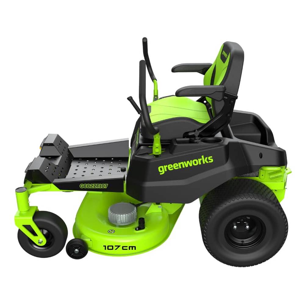 Трактор садовый аккумуляторный Greenworks GC82ZT107, 82V ( без АКБ и ЗУ)