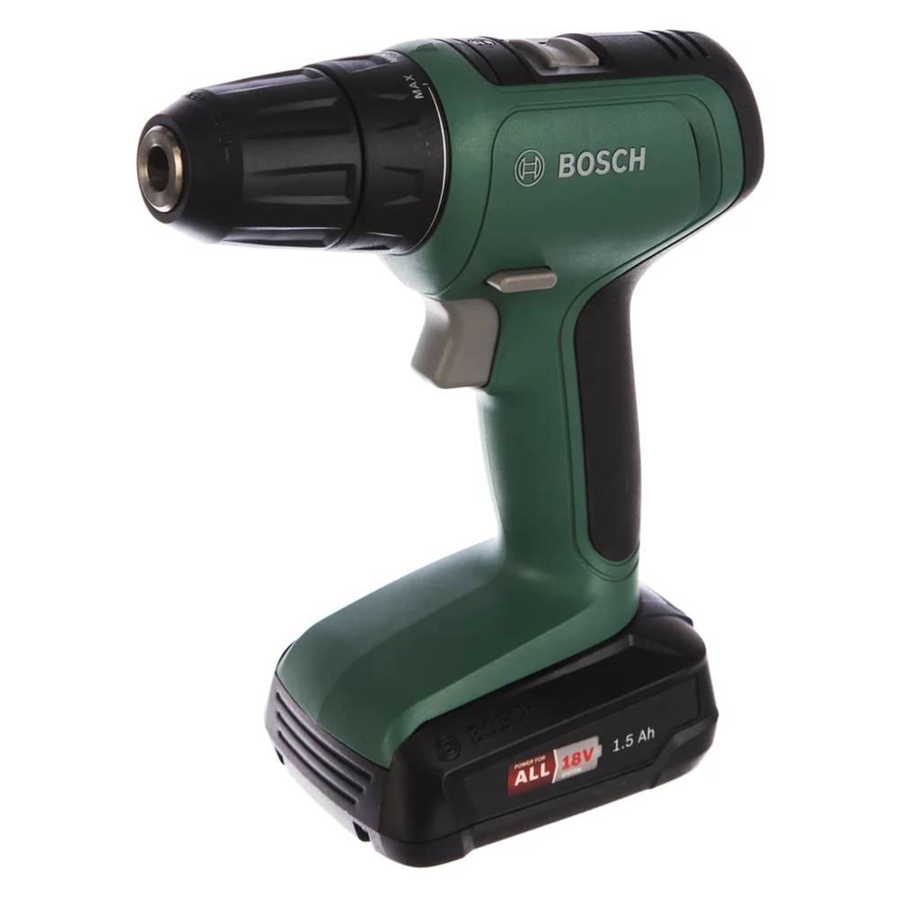 Дрель Bosch UniversalDrill 18V (2x1,5 Ah) + AL 1810