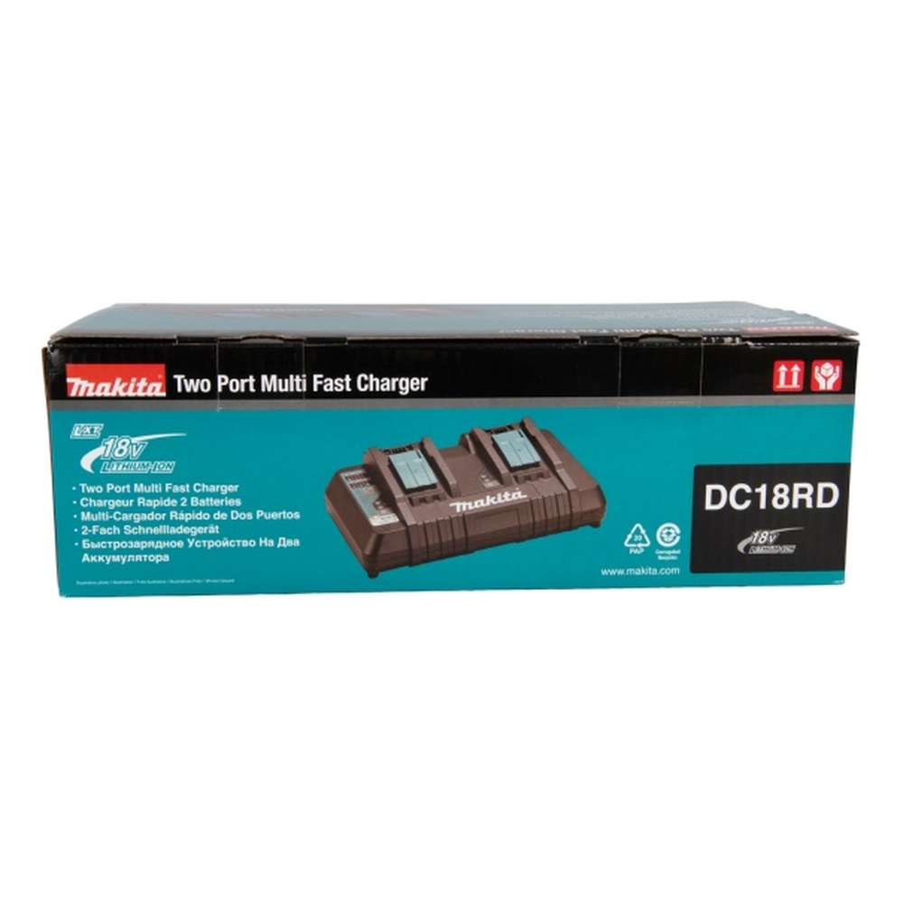 Зарядное устройство Makita DC18RD быстрое двухпортовое (ЛИКСТИ/LXT 18В) (Акция)