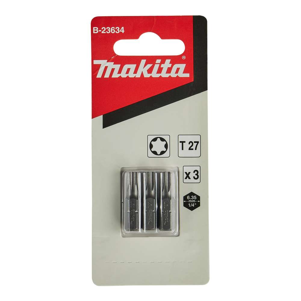Насадка Makita T27, 25 мм, C-form, 3 шт.
