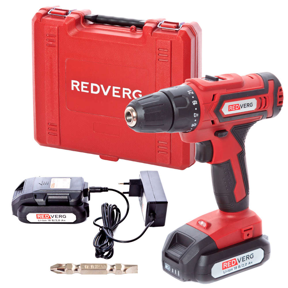 Шуруповерт аккумуляторный REDVERG RD-S18M/U