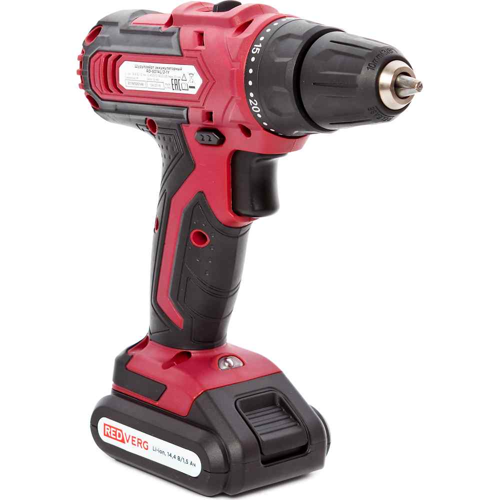 Шуруповерт аккумуляторный REDVERG RD-SD14L/2-1Y