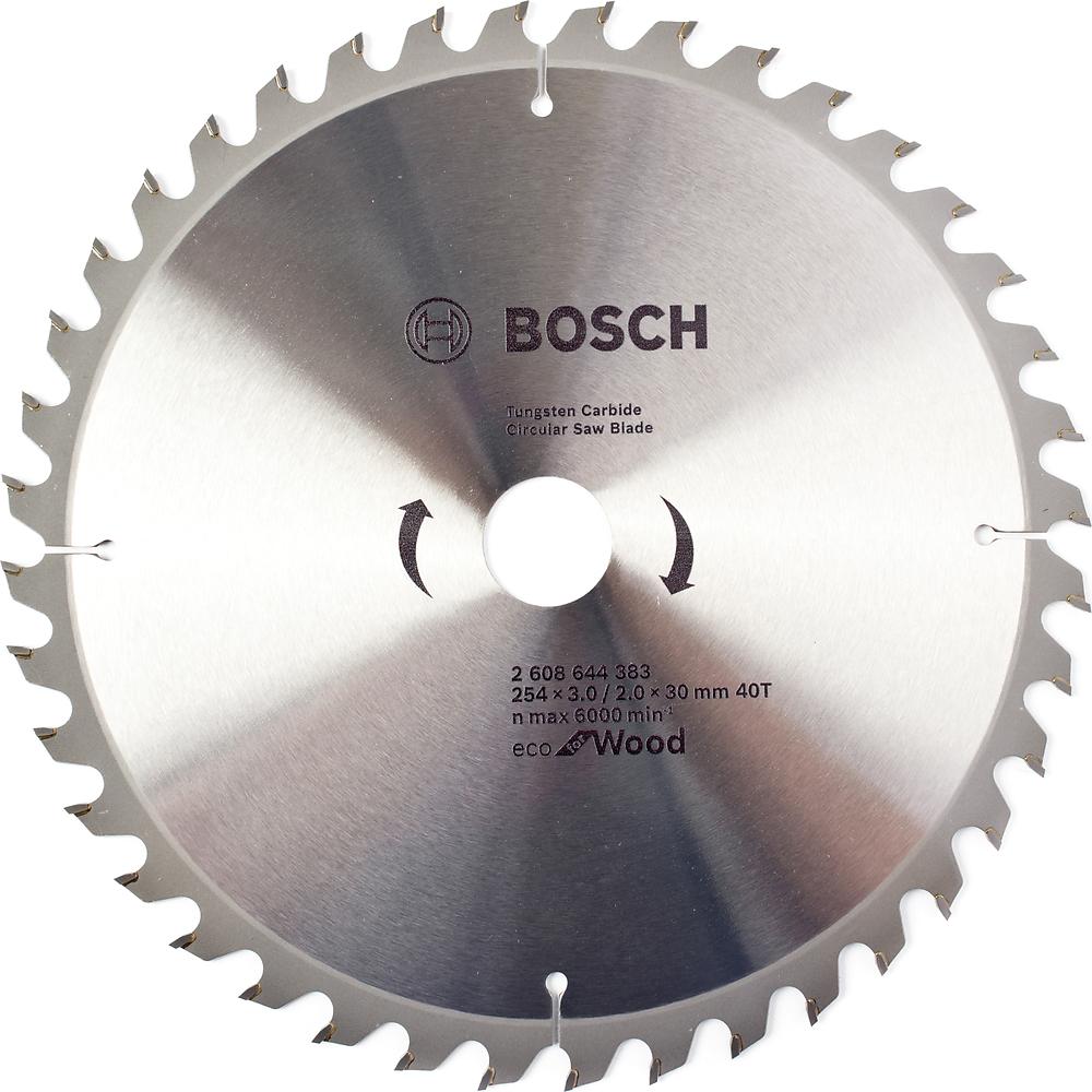 Диск пильный Bosch твердосплавный 254х30х 40 ECO (383)