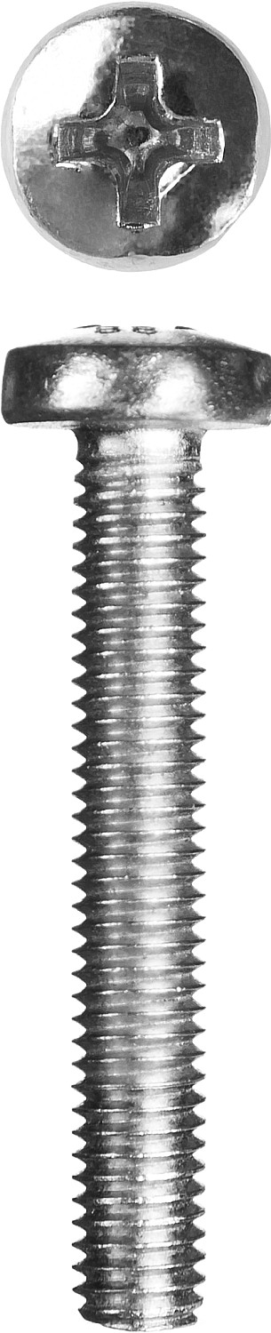 ЗУБР DIN 7985, кл. пр. 4.8, M4 х 16 мм, цинк, 16 шт, винт с полусферической головкой (303156-04-016)