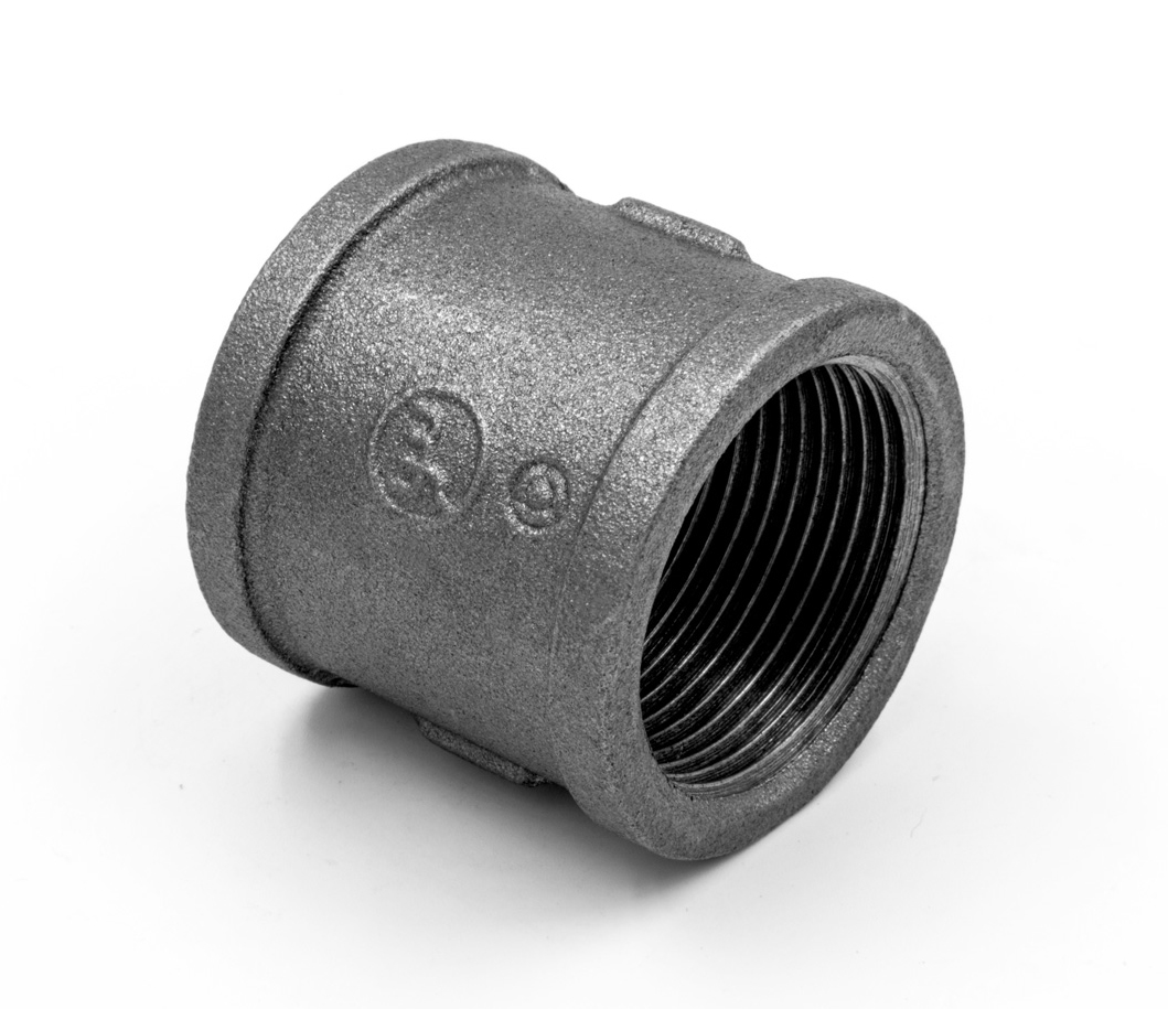 Муфта 3/4" вн.-вн. чугун черн., AV Engineering