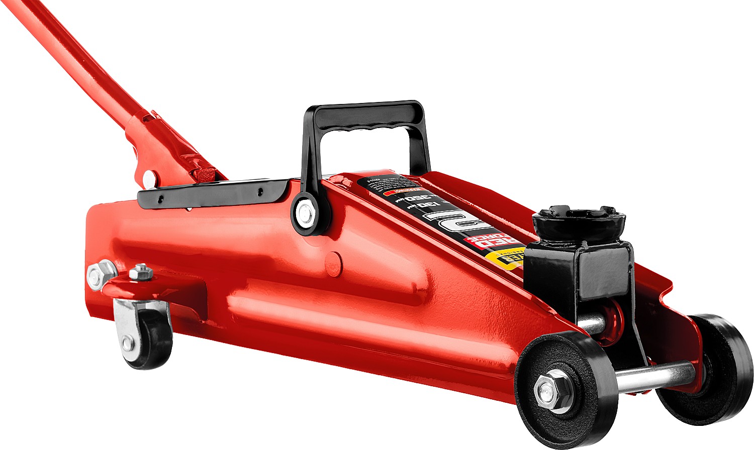 STAYER R-28 RED FORCE, 2 т, 130 - 350 мм, подкатной домкрат для легковых а/м, Professional (43153-2)