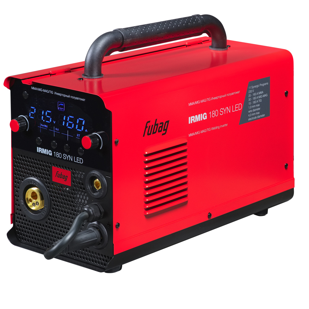Сварочный полуавтомат Fubag IRMIG 180 SYN LED ( с горелкой 250А в комплекте)