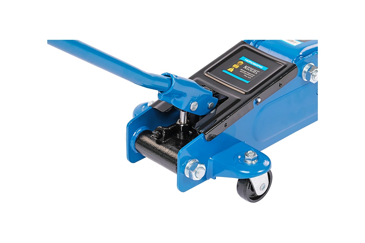 Домкрат подкатной для автолюбителя в кейсе, 3 т NORDBERG N3203EC