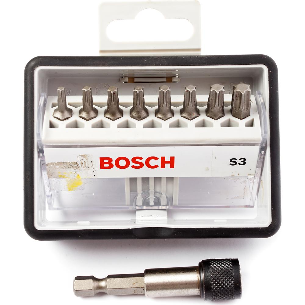 Набор бит Bosch 8шт +держатель T 25мм Robust Line (562)
