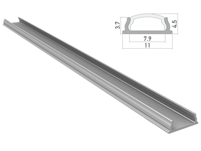 Профиль для светодиодной ленты гибкий PAL 1105 (2м) JAZZWAY (гибкий) (5009523)